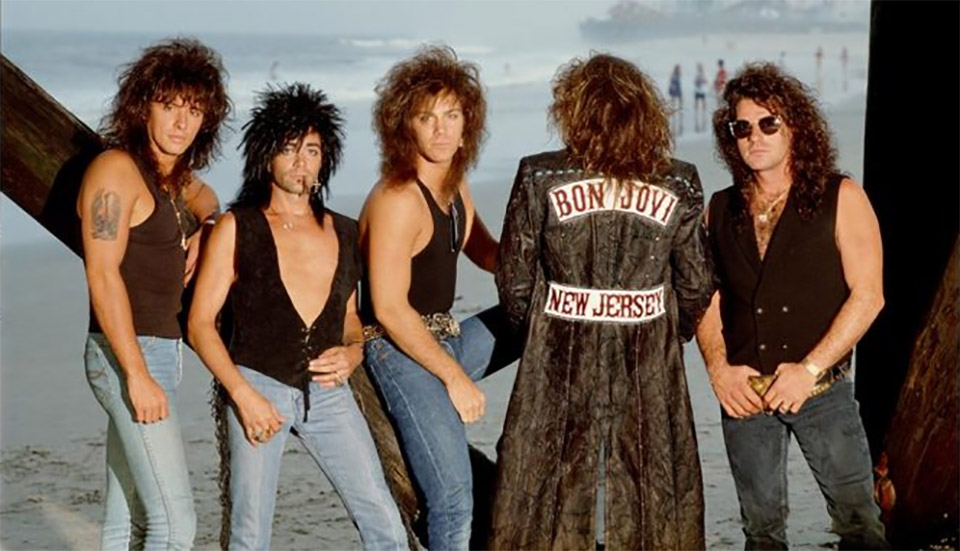 Bon Jovi in a promotional shot for New Jersey