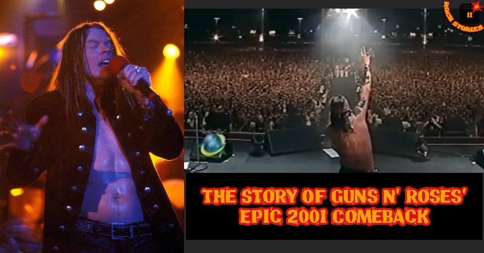 The story of Guns N' Roses' epic 2001 comeback show at Rock In Rio 3